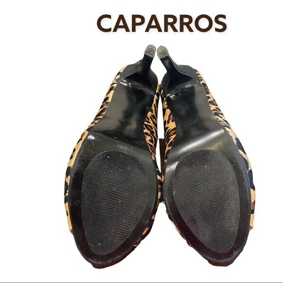 Caparros Animal Print Women's Peep Toe Heels 7.5 - Picture 6 of 6